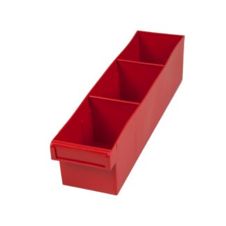 Fischer Spare Parts Tray 100x400x100mm (WxDxH) Red