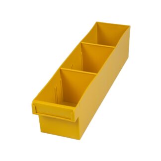 Fischer Spare Parts Tray 100x400x100mm (WxDxH) Yellow