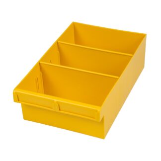 Fischer Spare Parts Tray 200x300x100mm (WxDxH) Yellow