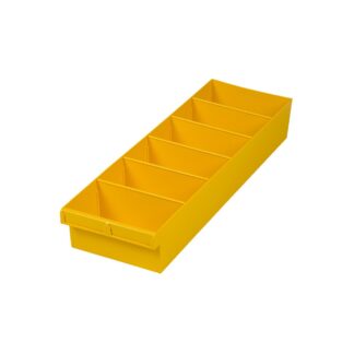 Fischer Spare Parts Tray 200x600x100mm (WxDxH) Yellow