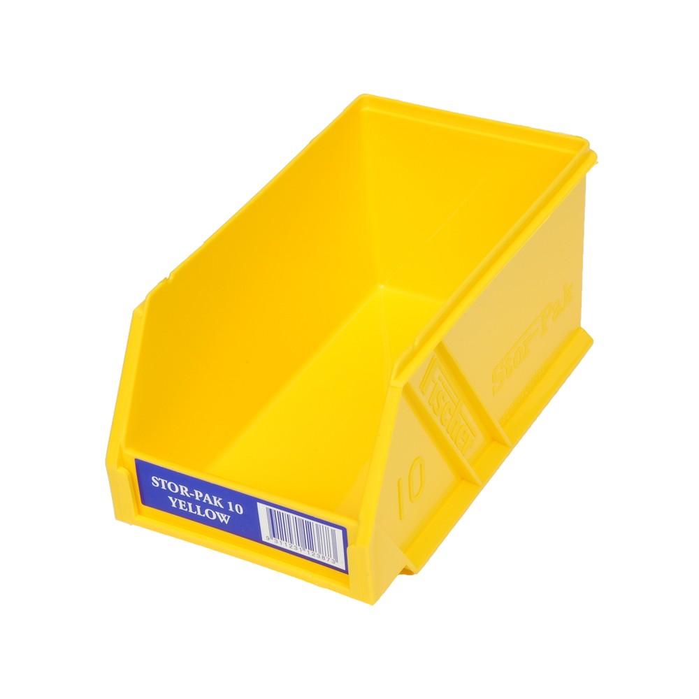 Fischer Stor-Pak 10 (100x170x85mm) WxDxH - Yellow