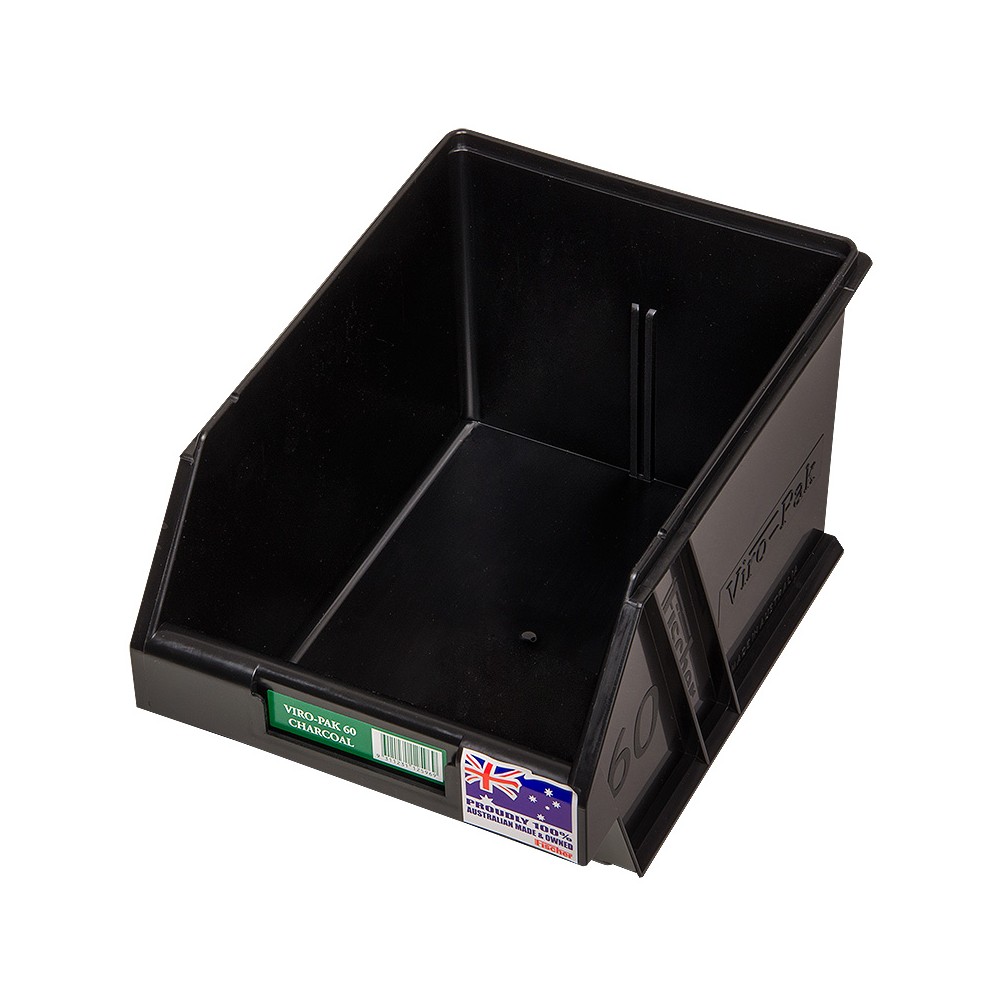 Fischer Viro-Pak 60 (200x275x165mm) WxDxH - Charcoal