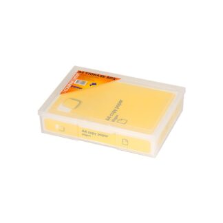 Fischer Clear Storage Box A4 1 Compartment