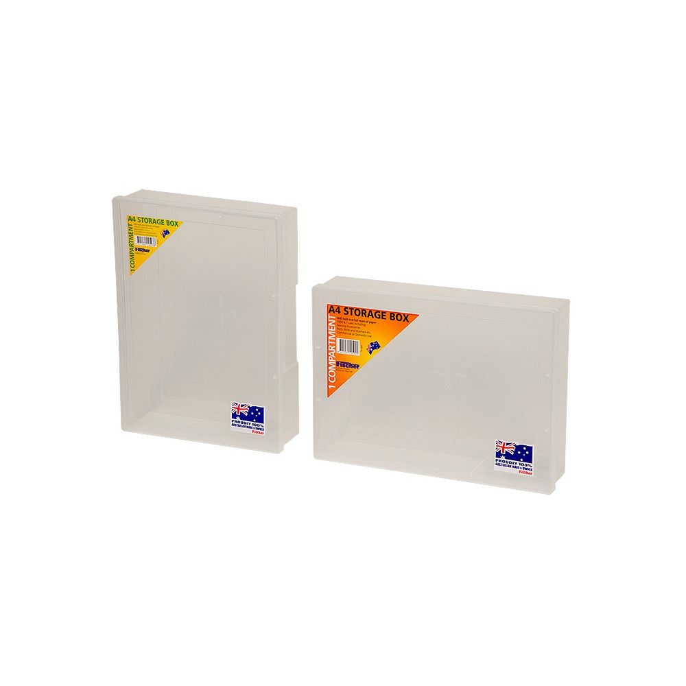 Fischer Storage Box A4 1 Compartment (No Label) - Image 2