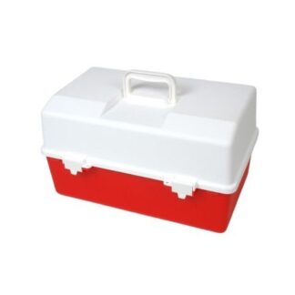 Fischer Large First Aid Box 6 Tray Cantilever (Orange/White)
