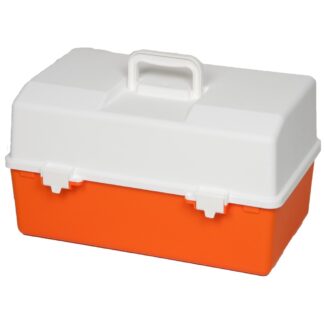 Fischer Large First Aid Box 2 Tray Cantilever (Orange/White)