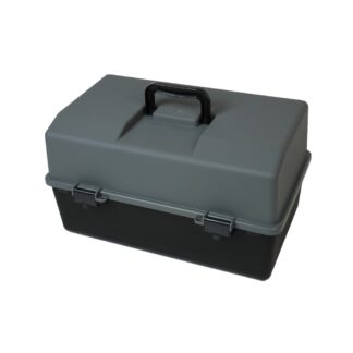 Fischer Large Tool Box No Tray (Black/Gun Metal Grey)