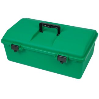 Fischer Large First Aid Box W/ Liftout Tray (Green)