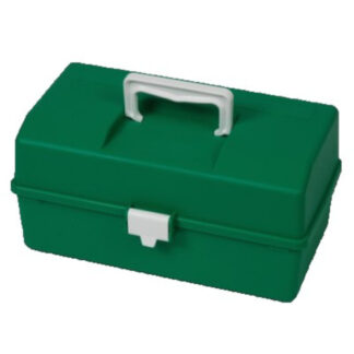 Fischer Small First Aid Box 1 Tray Cantilever (Green)