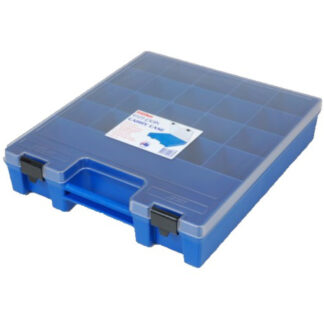 Fischer Ezi-Pak Carry Case W/ Clear Lid (Blue)