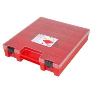 Fischer Ezi-Pak Carry Case W/ Clear Lid (Red)