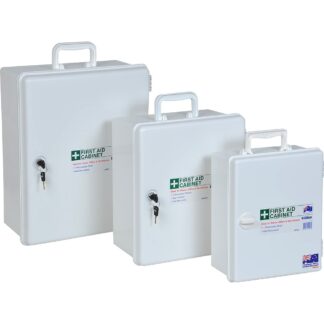 Fischer Large First Aid Cabinet Lockable (White Door & Base)