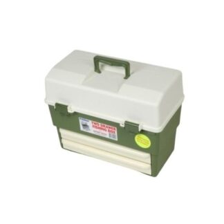 Fischer Fishing Tackle Box 2 Drawer W/ Liftout Tray Lockable