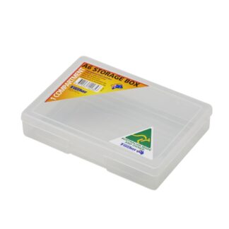 Fischer Clear Storage Box A6 1 Compartment