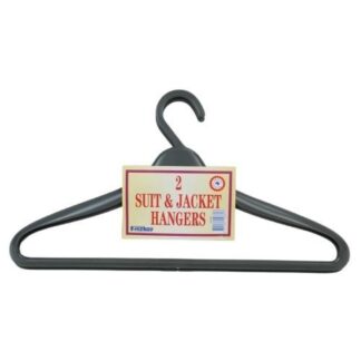 Fischer Suit & Jacket Hanger (Black - Retail Pack/2)