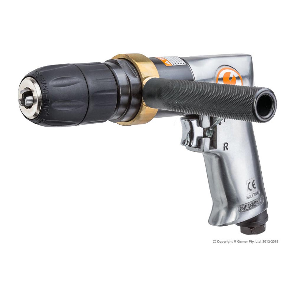 Geiger Reversible Drill 1/2" 750rpm C/W K/Less Chuck