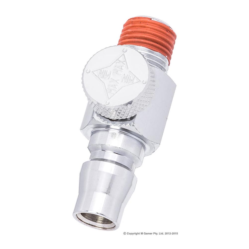 Geiger Air Regulator Male plug to 1/4" male