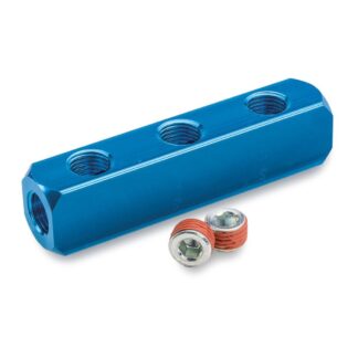Geiger 3- way In-line Manifold - Bare