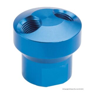 Geiger 2 - way Cluster Manifold - Bare - 1/2" Inlet