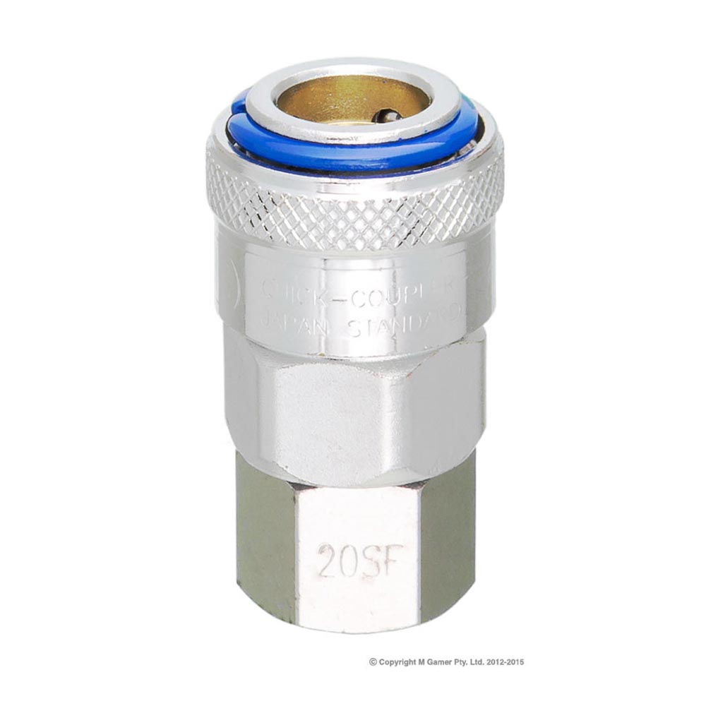 Geiger 1/4" Female Socket (ONE TOUCH)