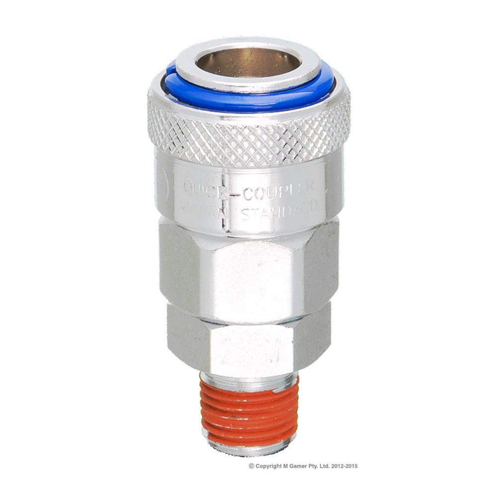 Geiger 1/4 Male Socket (ONE TOUCH)