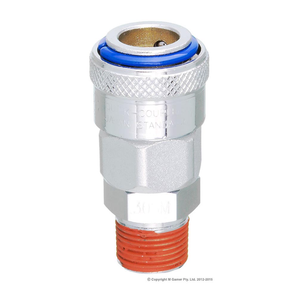 Geiger 3/8" Male Socket (ONE TOUCH)