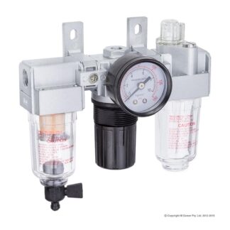 Geiger Min Control Unit 1/4" Filter Regulator and Lubricator