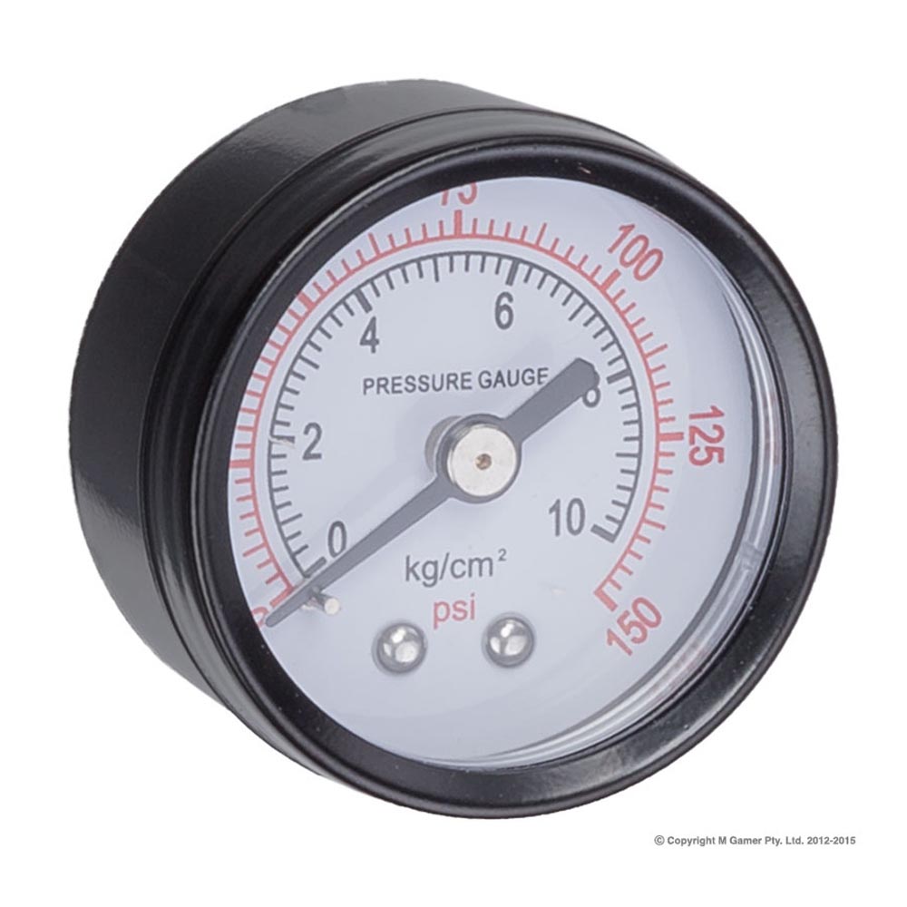 Geiger Pressure Gauge 1.5" 10kg/psi Unit