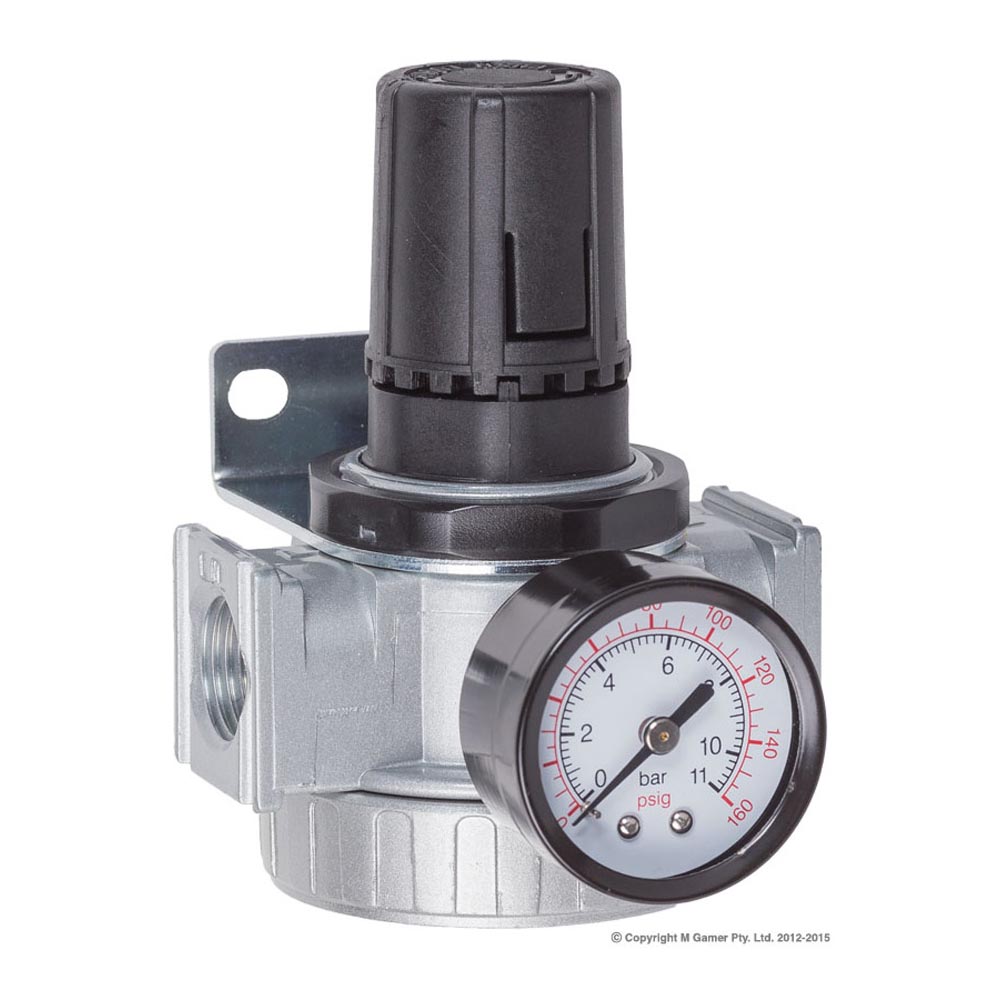 Geiger 1/2" Regulator c/w gauge