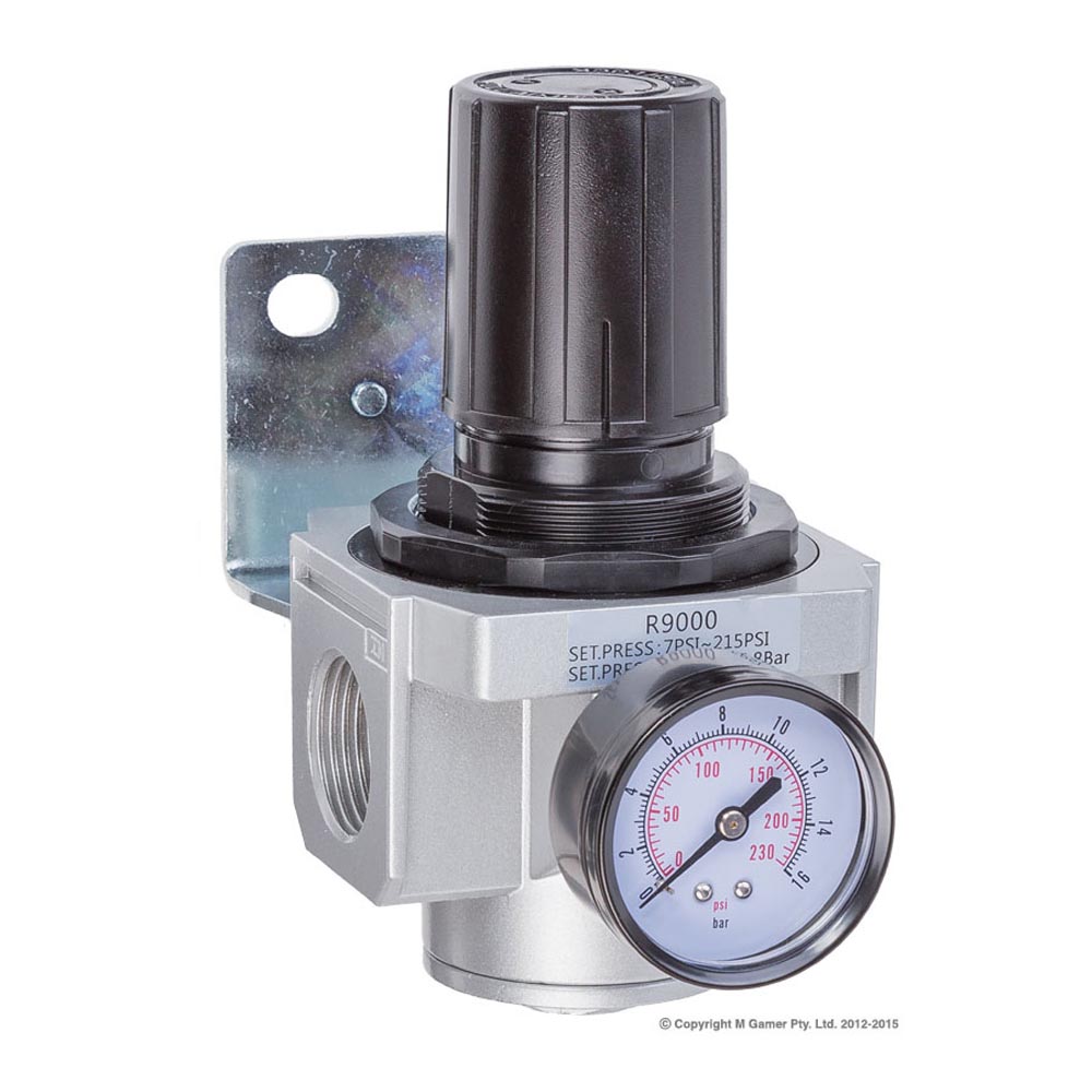 Geiger 1" Regulator c/w gauge