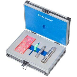 Harlingen TCMT Indexable Nickel Plated Carbide Countersink Set - 16 & 21mm High Precision Metal Lathe and Mill Tooling Long Life Cutting Edge Reduced Vibration Heavy Duty