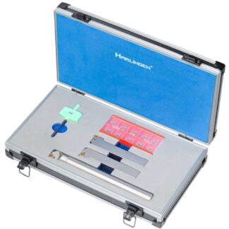 Harlingen 3 Piece Indexable Nickel Plated Positive Rake Lathe Tool Set - 16mm CCMT DCMT Replacement Tips High Rigidity Tool