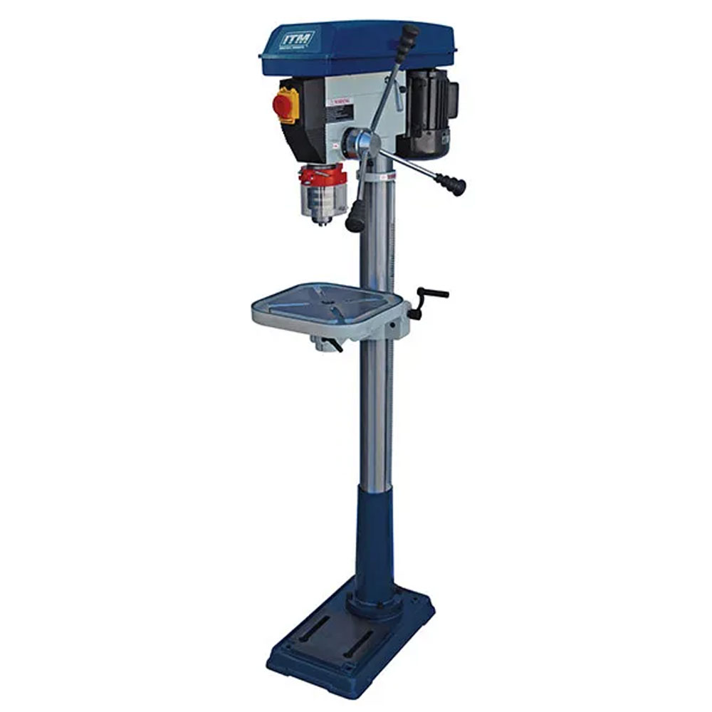 ITM Pedestal Floor Drill Press, 3MT, 20mm CAP, 12 Speed, 360mm Swing, 750w 240v