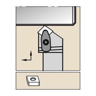 Kennametal DCSNR2525M12KC04 D Clamping Holder W25.0mm L150.0mm