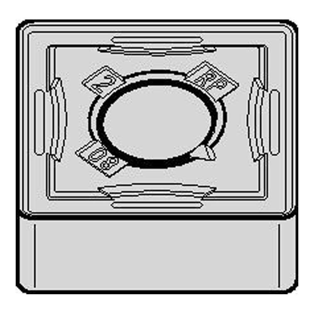 Kennametal SNMG150616RP KCU25 ANSI/ISO Turning Insert SN..