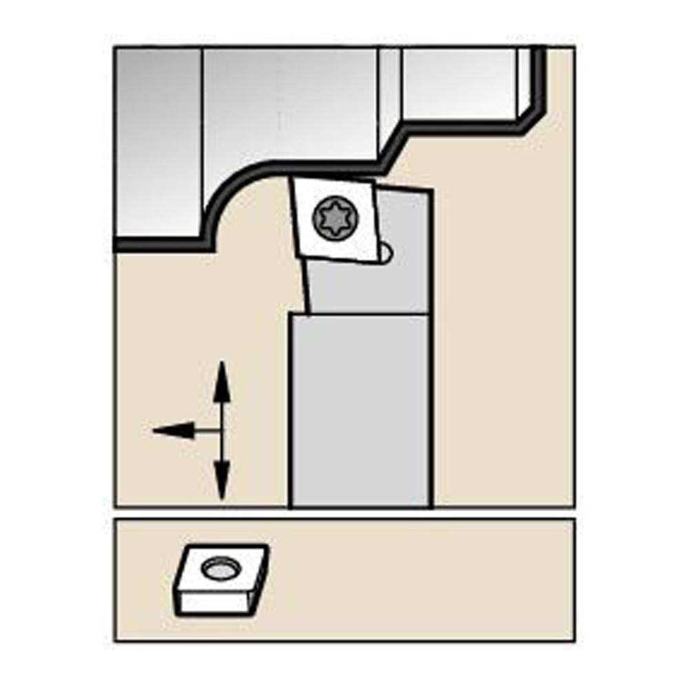 Kennametal SCLCRF1212M06Q S Clamping Holder W12.0mm L150.0mm - Image 2