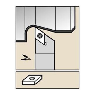 Kennametal SDACR1212M11Q S Clamping Holder W12.0mm L150.0mm