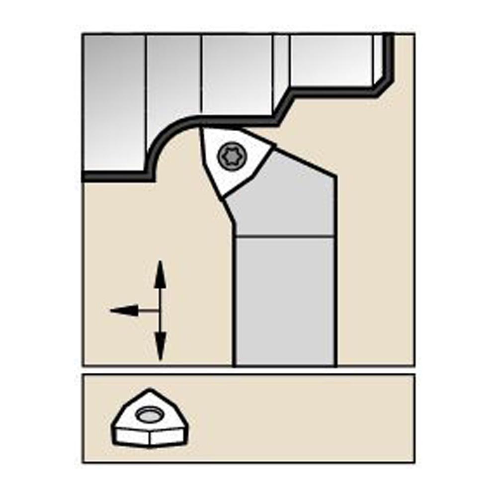 Kennametal SWLCR2020K06 S Clamping Holder W20.0mm L125.0mm