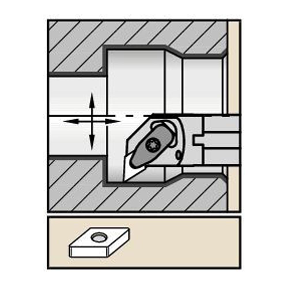 Kennametal A25RDDUNR11KC04 D Clamping Boring Bar D25.0mm L200.0mm
