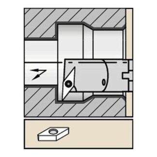 Kennametal A20SSVUBR11 S Clamping Boring Bar D20.0mm L250.0mm