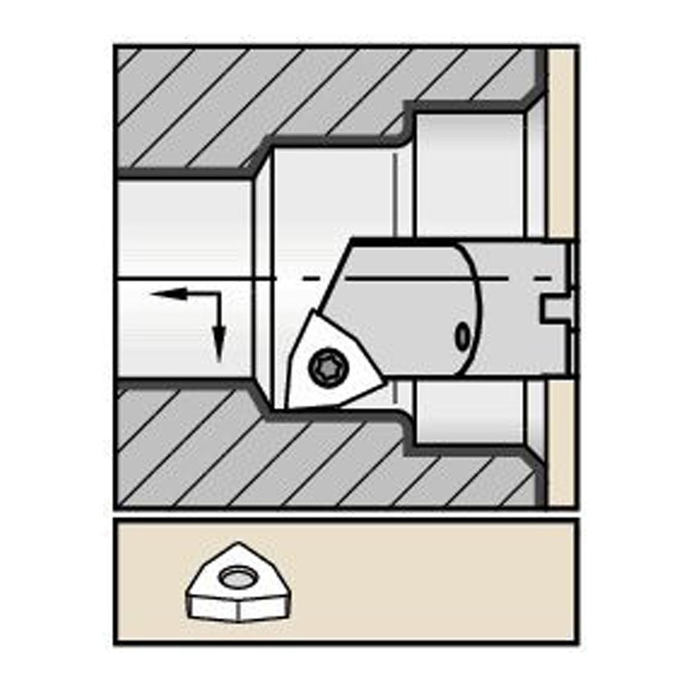 Kennametal A12MSWLCR04 S Clamping Boring Bar D12.0mm L150.0mm