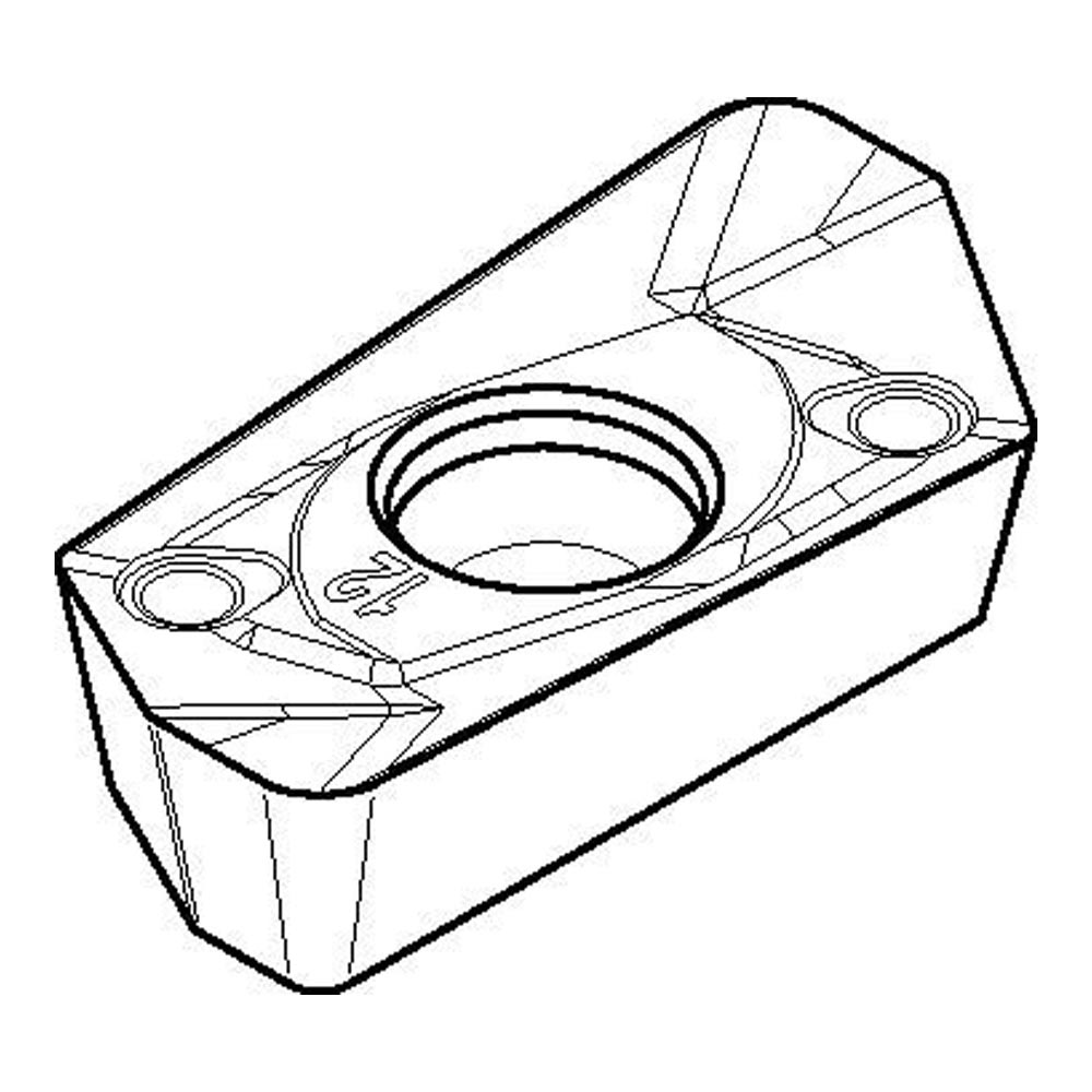 Kennametal EDCT140404PDERGD KC725M Mill 1-14 Insert Ground R = 0.4mm - Image 3