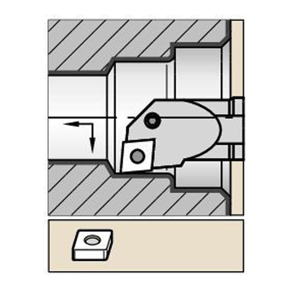 Kennametal A25TPCLNL12 P Clamping Boring Bar D25.0mm L300.0mm