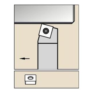 Kennametal SSBCR2525M12 S Clamping Holder W25.0mm L150.0mm