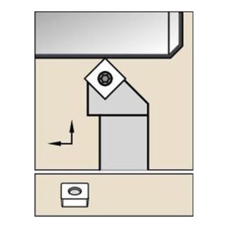 Kennametal SSSCR1212N09 S Clamping Holder W12.0mm L160.0mm