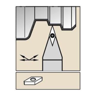 Kennametal SVVBN1616H16 S Clamping Holder W16.0mm L100.0mm
