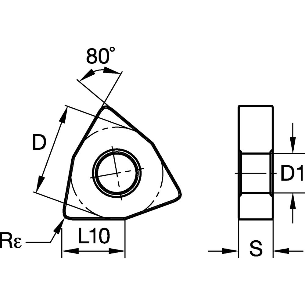 Kennametal • WNGG-LF • WNGG080404LF KC5010 - Image 2