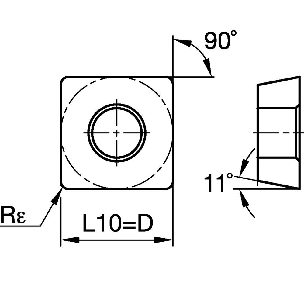 Kennametal • Positive Inserts • SPMT-MP • SPMT09T308MP KCK20 - Image 2