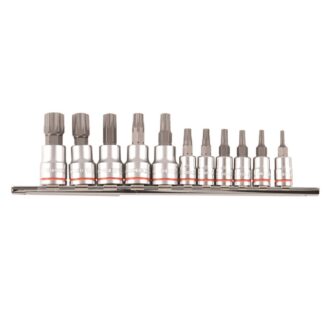 Kincrome Tamperproof TORX® Set 11 Piece 1/4 & 3/8" Drive