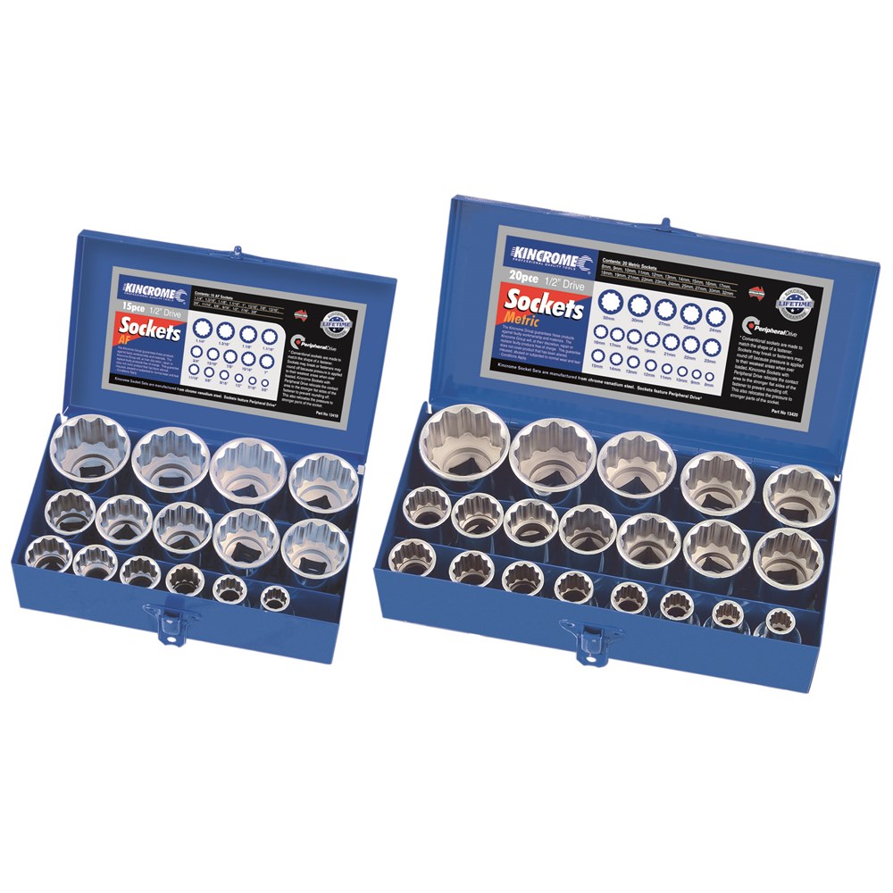 Kincrome Tool Cabinet 212 Piece 1/4, 3/8 & 1/2" Drive - Image 4